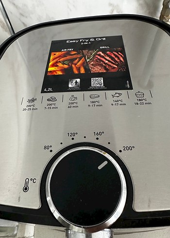 Tefal Easy Fry & Grill Siyah Fritöz ve Izgara - Görsel 3