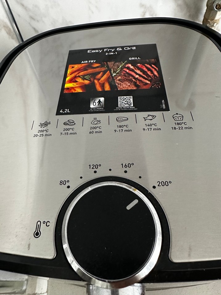 Tefal Easy Fry & Grill Siyah Fritöz ve Izgara - Görsel 3