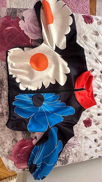 Crop ceket