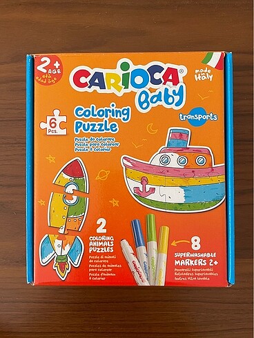 Carioca coloring puzzle transports