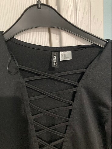H&M Siyah bluz