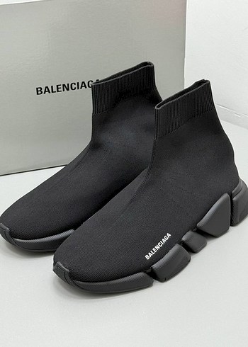 37 Beden Siyah Elastik Balenciaga Street Wear Spor Ayakkabı