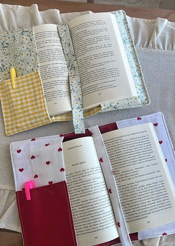 Papatyalı Kitap kılıfı - Görsel 2