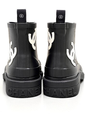 37 Beden siyah Renk Chanel Rain Boots