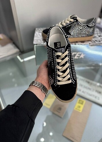 38 Beden siyah Renk Golden Goose Deluxe