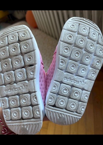 25 Beden pembe Renk Adidas Kız Çocuk Pembe Velcro Terlik