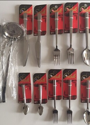 Çatak kaşık bıçak takımı kepçe seti