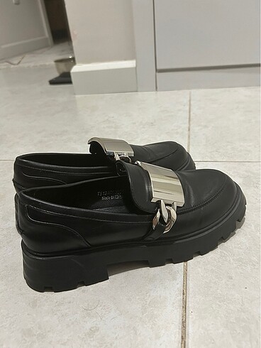 37 Beden siyah Renk Twist oxford ayakkabi