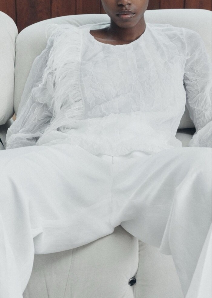 Zara tüylü bluz - Görsel 3