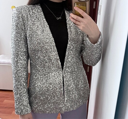 Simli ceket - Görsel 9