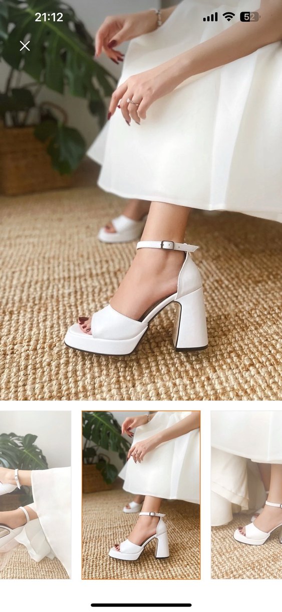 Beyaz Gelin Ayakkabısı - Görsel 2