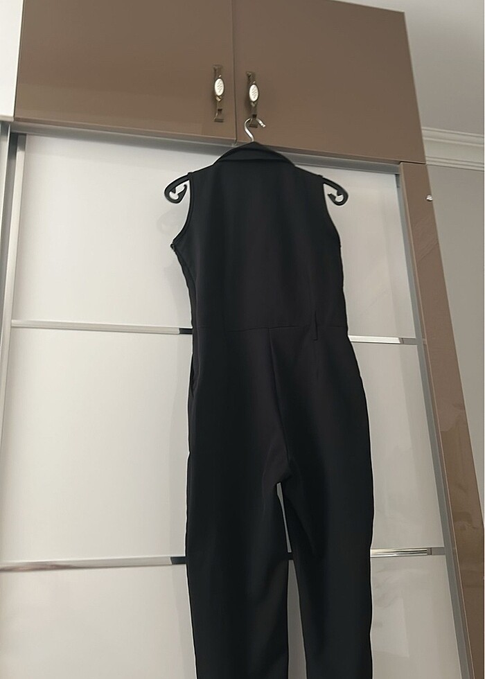 Siyah kemerli tulum - Görsel 2