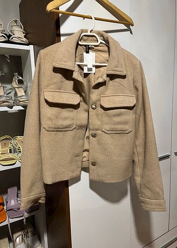 H&M Bej Kisa Ceket