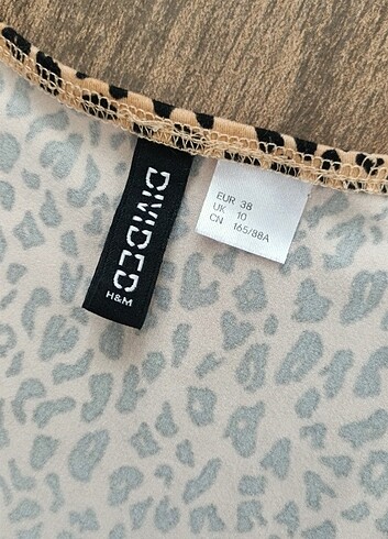 s Beden kahverengi Renk H&m leopar elbise