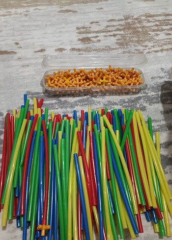 Renkli Eğitim Oyuncağı Çubuk Seti - Görsel 2