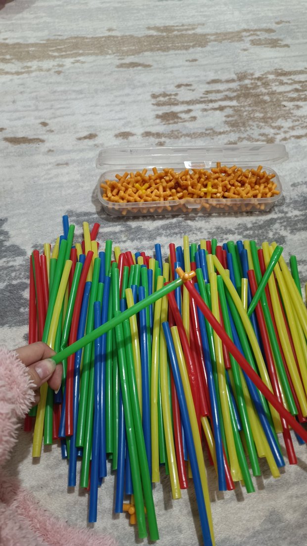 Renkli Eğitim Oyuncağı Çubuk Seti - Görsel 3