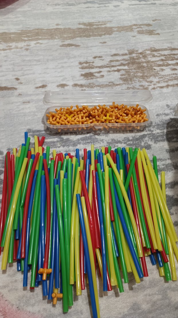 Renkli Eğitim Oyuncağı Çubuk Seti - Görsel 2