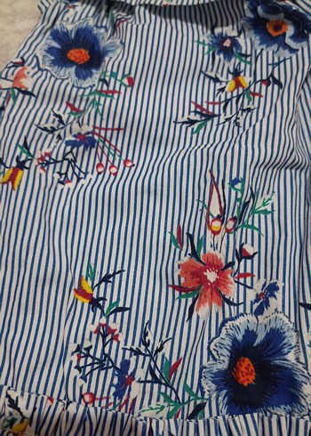 Çiçek İşlemeli Bohem Kız Elbisesi - Görsel 2