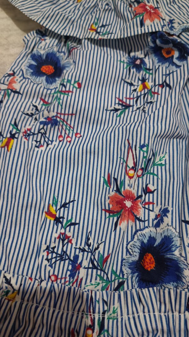 Çiçek İşlemeli Bohem Kız Elbisesi - Görsel 2