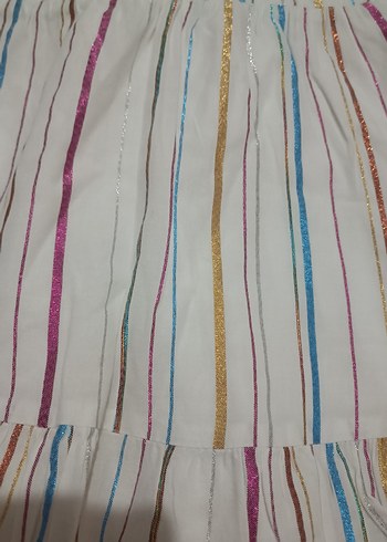 Kız Çocuk Çok Renkli Askılı Elbise - Görsel 2