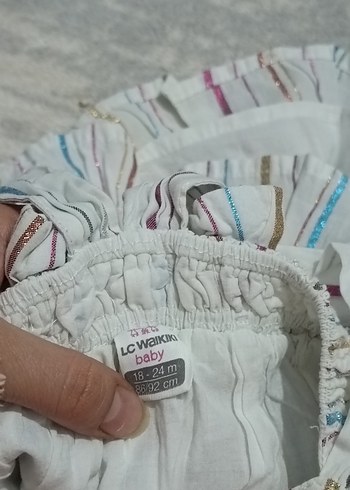 Kız Çocuk Çok Renkli Askılı Elbise - Görsel 4