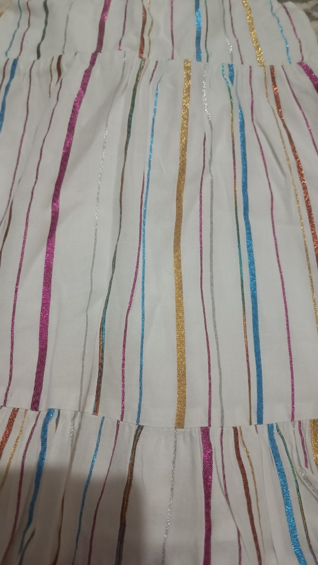 Kız Çocuk Çok Renkli Askılı Elbise - Görsel 2