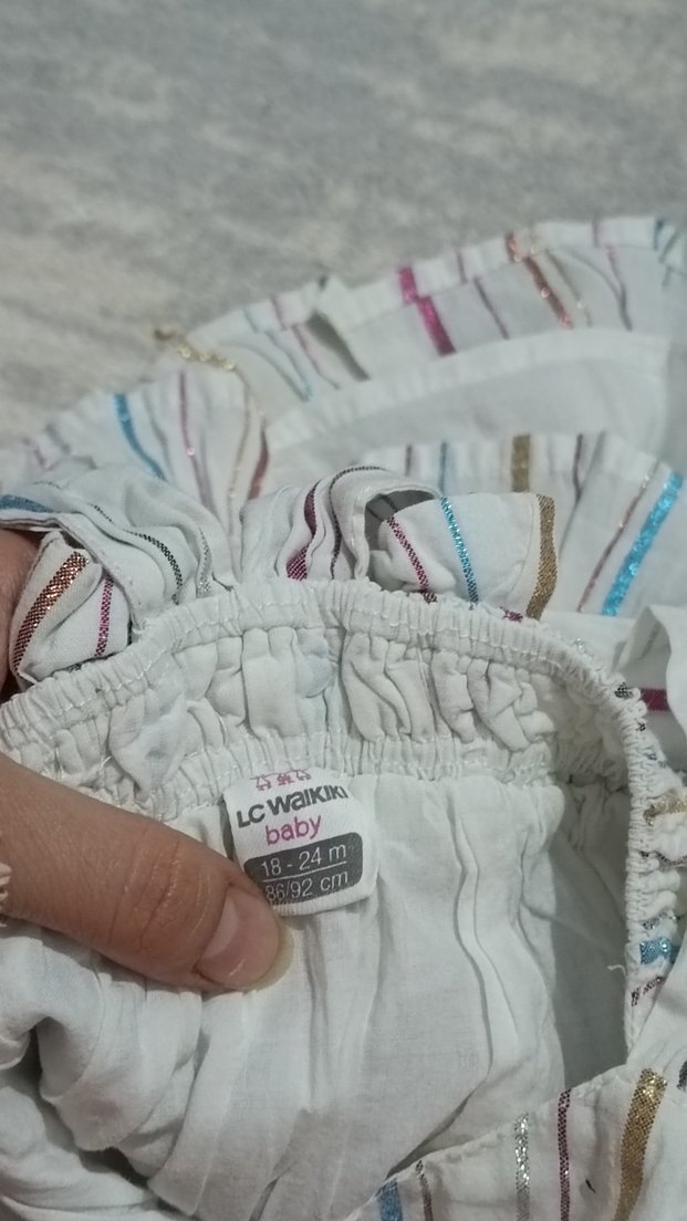 Kız Çocuk Çok Renkli Askılı Elbise - Görsel 4