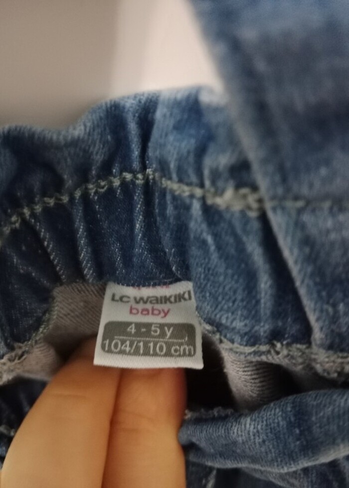 Kız çocuk salopet pantolon  - Görsel 2