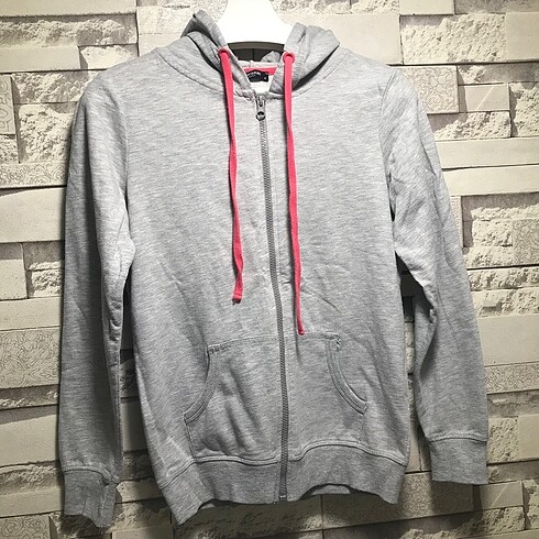 Kapüşonlu Fermuarlı Sweatshirt