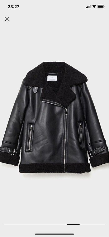 s Beden siyah Renk Biker Ceket