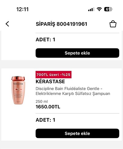 Beden Kerastase Şampuan