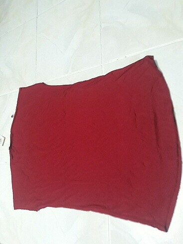 xl Beden bordo Renk Penye bluz