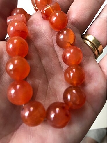 Dogal akik tasi tesbih - Görsel 5