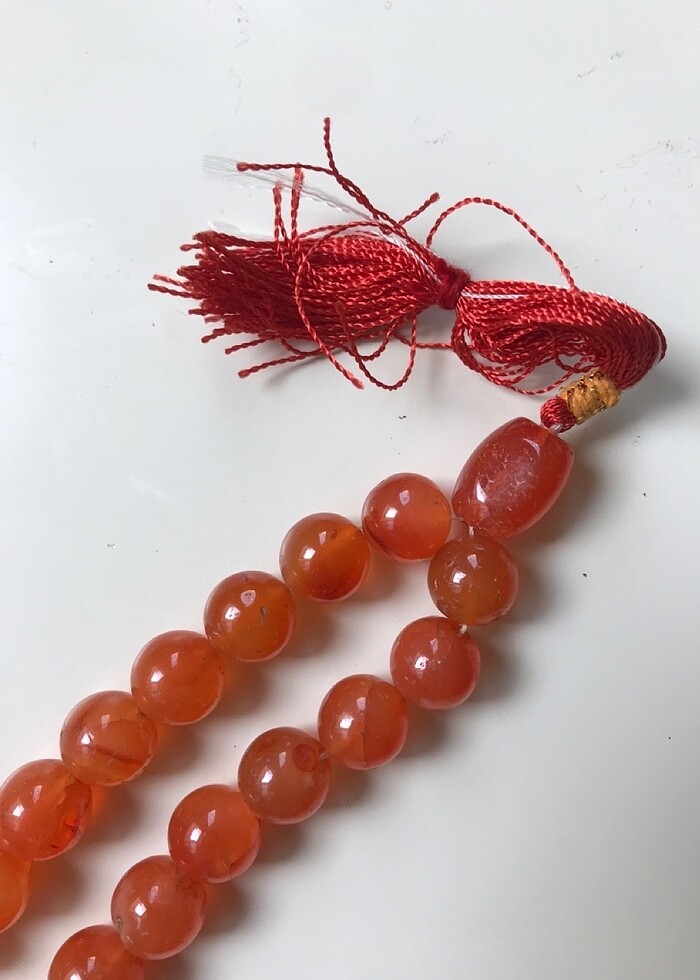 Dogal akik tasi tesbih - Görsel 3