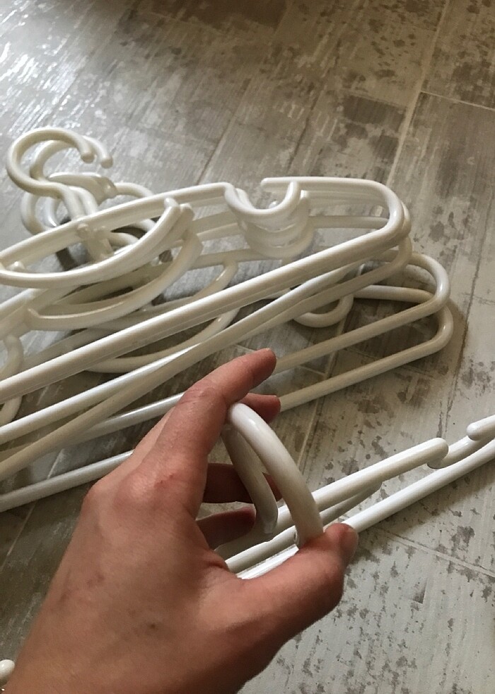 7 adet plastik askı - Görsel 5