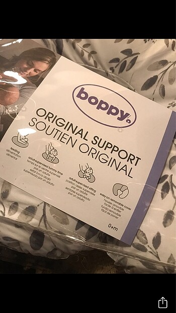 Beden Orjinal BOPPY emzirme yastığı 2 kılıf
