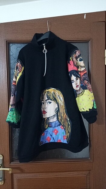 Siyah sweat tunik 