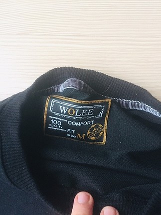 m Beden siyah Renk Uzun kollu Sweatshirt.