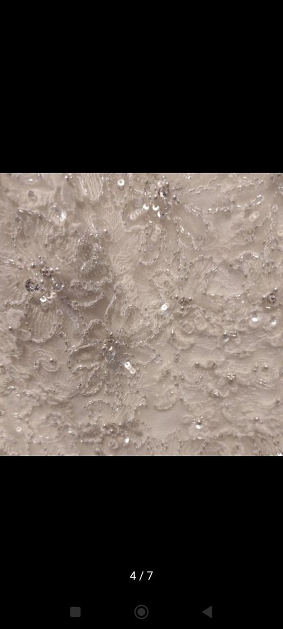 Bej Straplez Midi balıkKesim Gelinlik - Görsel 4