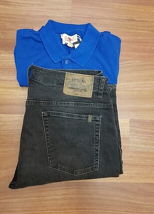 1 Adet LTB Erkek Kot Pantolon + 1 Adet LTB Erkek T-shirt