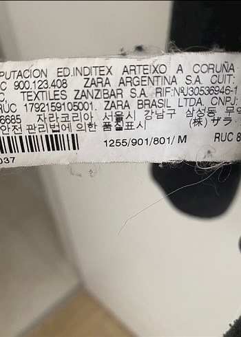 Zara Koyu Gri Çift Düğmeli Kaban