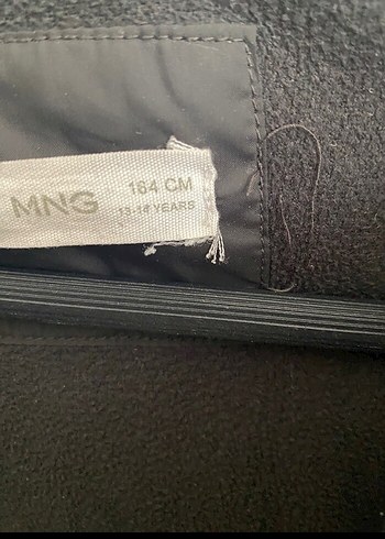 xs Beden Siyah Fermuarlı erkek çocuk montu