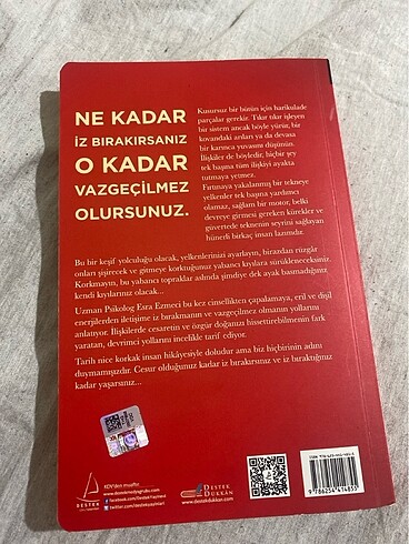  İz bıraktığın kadar varsın