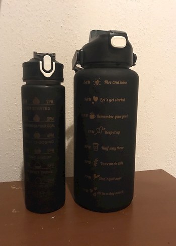 Siyah su matara seti - Görsel 2