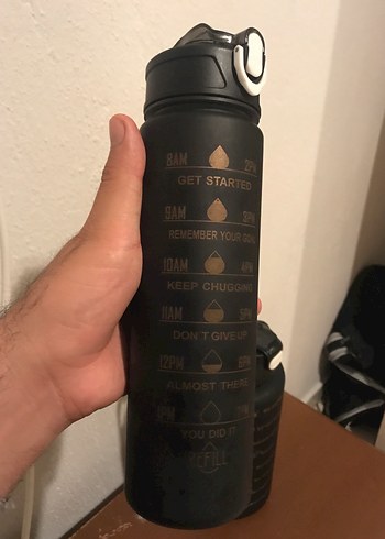 Siyah su matara seti - Görsel 3