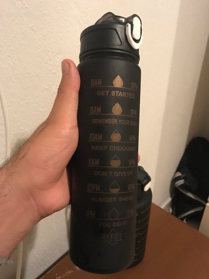 Siyah su matara seti - Görsel 3