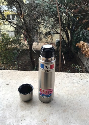 Parlak Gri Valentino Coupous Termos - Görsel 2