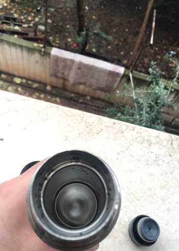 Parlak Gri Valentino Coupous Termos - Görsel 4