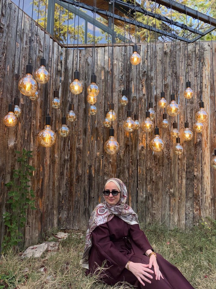 Bordo Drapeli Kadın Uzun Takım - Görsel 4