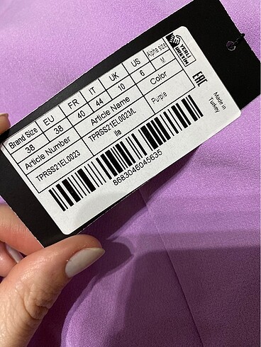 Sırt dekolteli lila elbise - Görsel 5